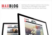 MaxBlog v7.0 – Flat News Magazine Blog WP